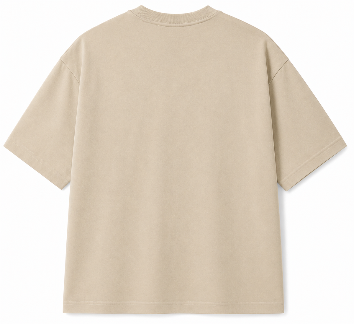 Oversized Tee · Beige — view 3