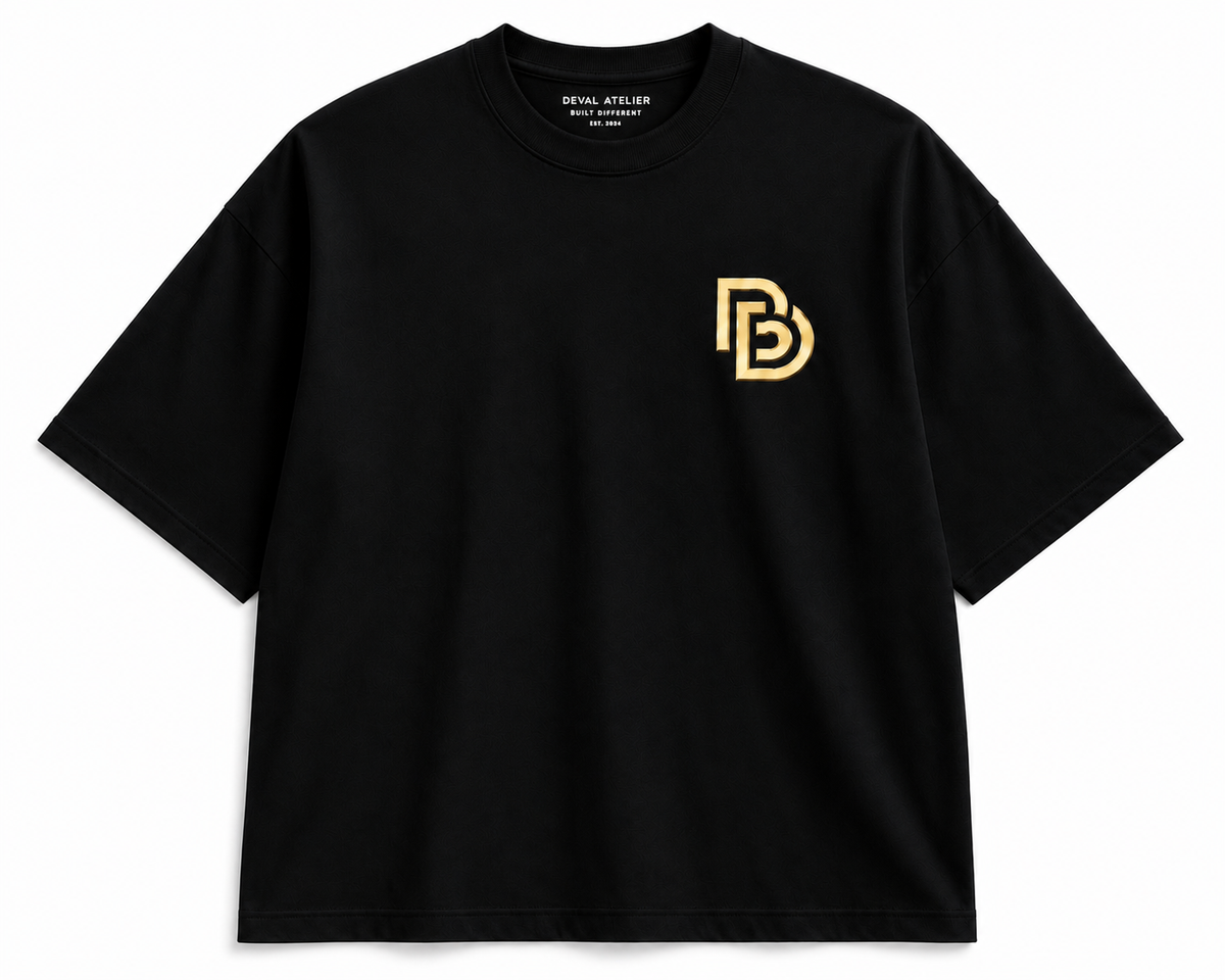 Oversized Tee · Black — view 2