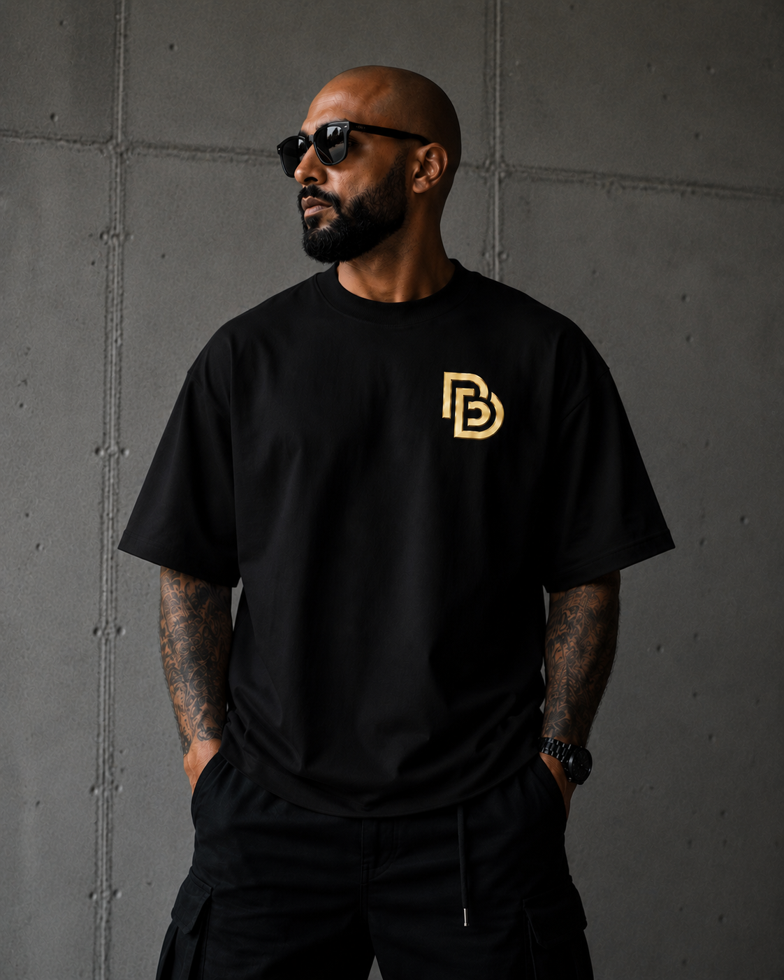 Oversized Tee · Black — view 5