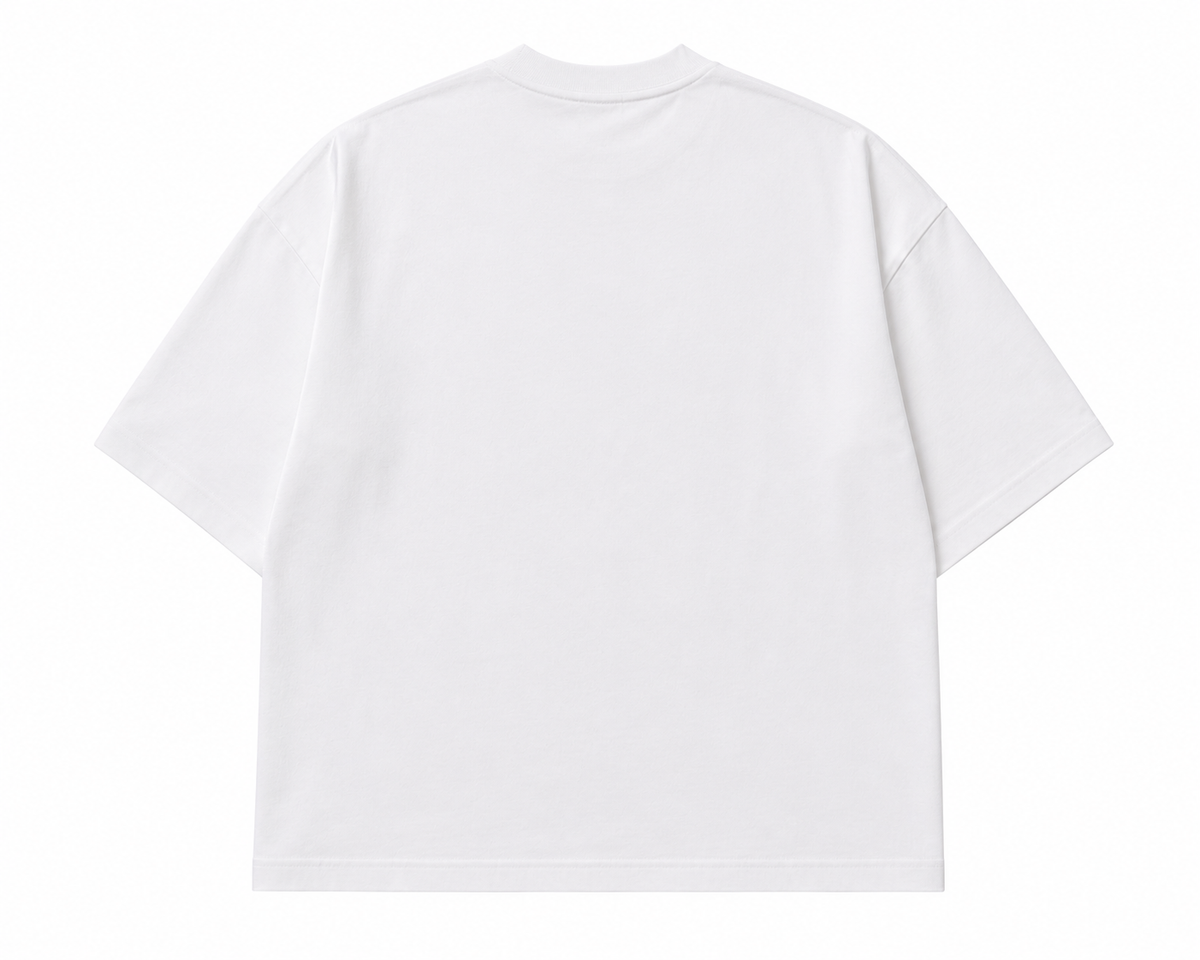 Oversized Tee · White — view 3