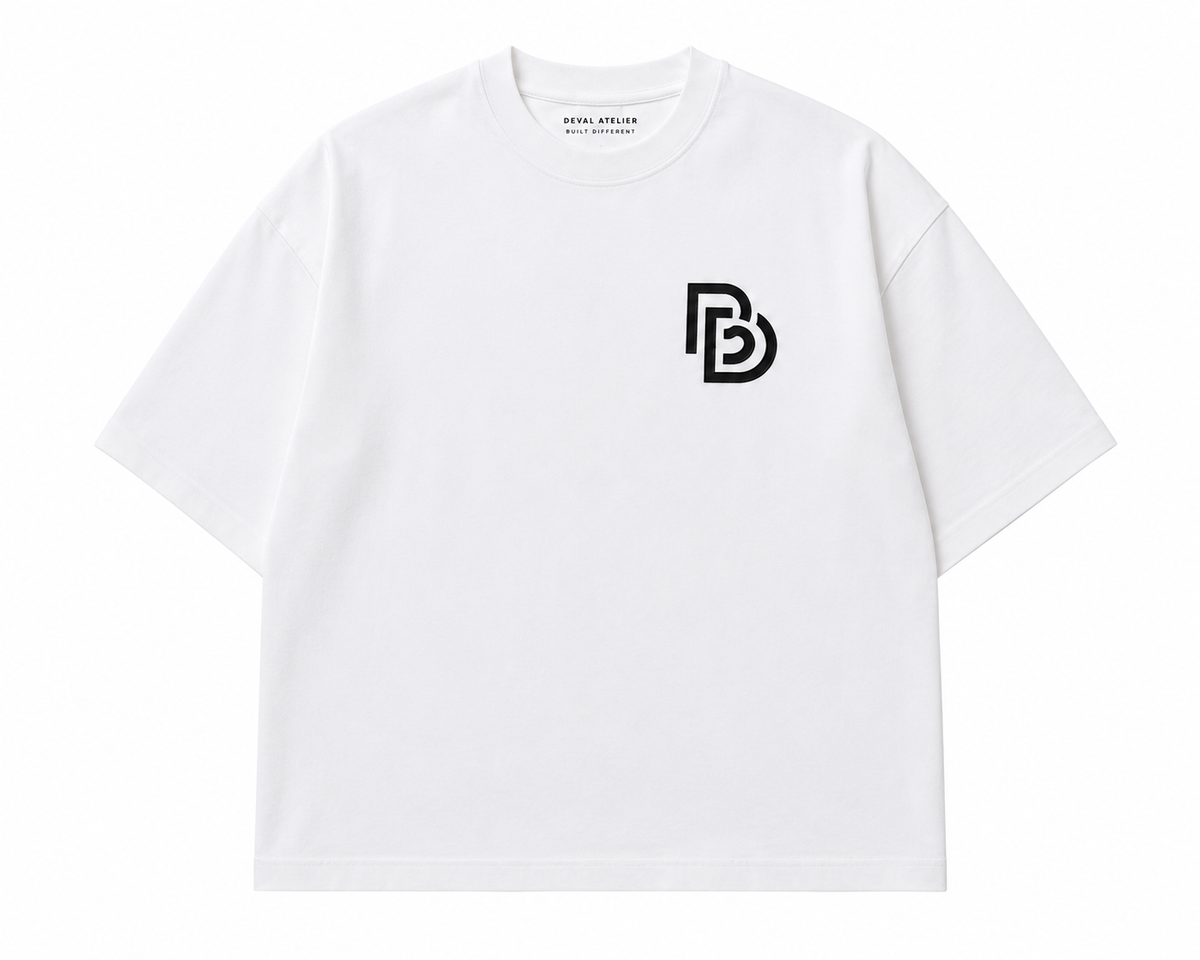 Oversized Tee · White — view 2