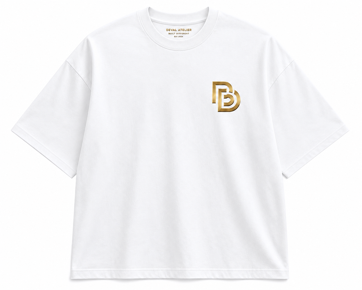 Oversized Tee · White — view 1