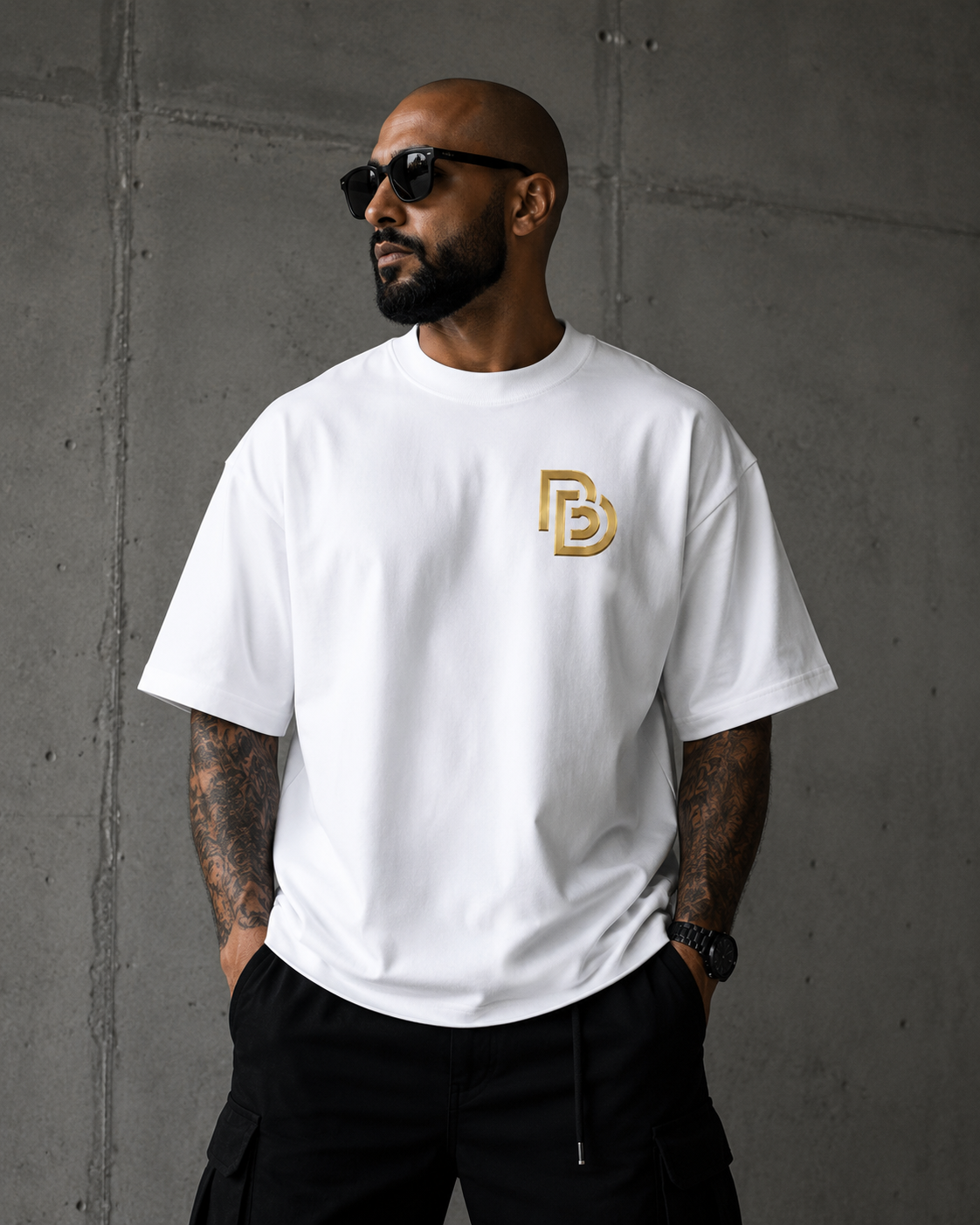 Oversized Tee · White — view 5
