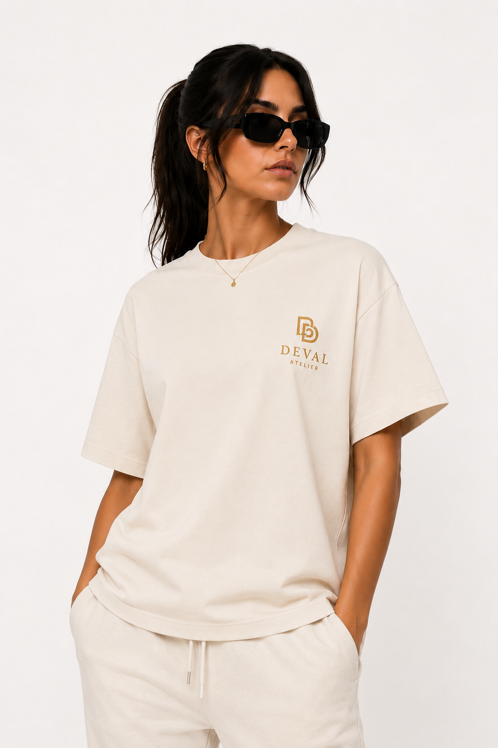 Women’s Tee · Beige — view 3